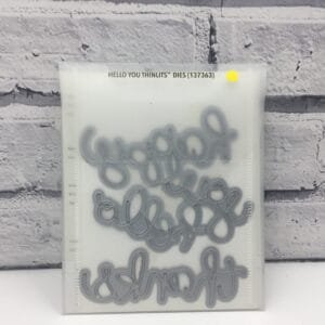 Hello You - thinlits dies