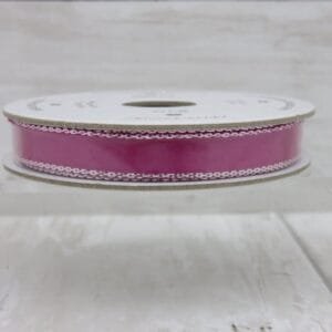 Berry Burst Metallic Edge 3/8" Ribbon - New