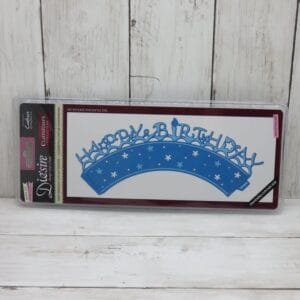 Happy Birthday Cupcake Wrapper - Dies