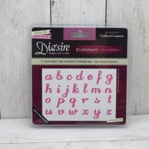 1" Alphabet Decorative Lowercase - Dies