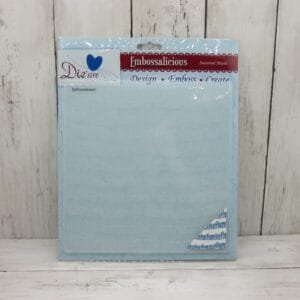 seasonal music 8x8" - Embossalicious folder