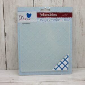 Embossalicious - lattice 6x6" - embossing folder