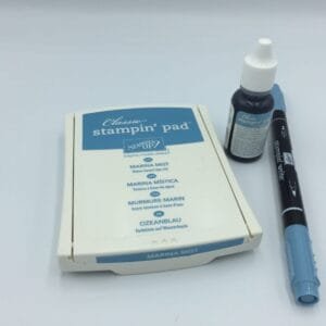 Ink Pad, reinker and Marker -Marina Mist
